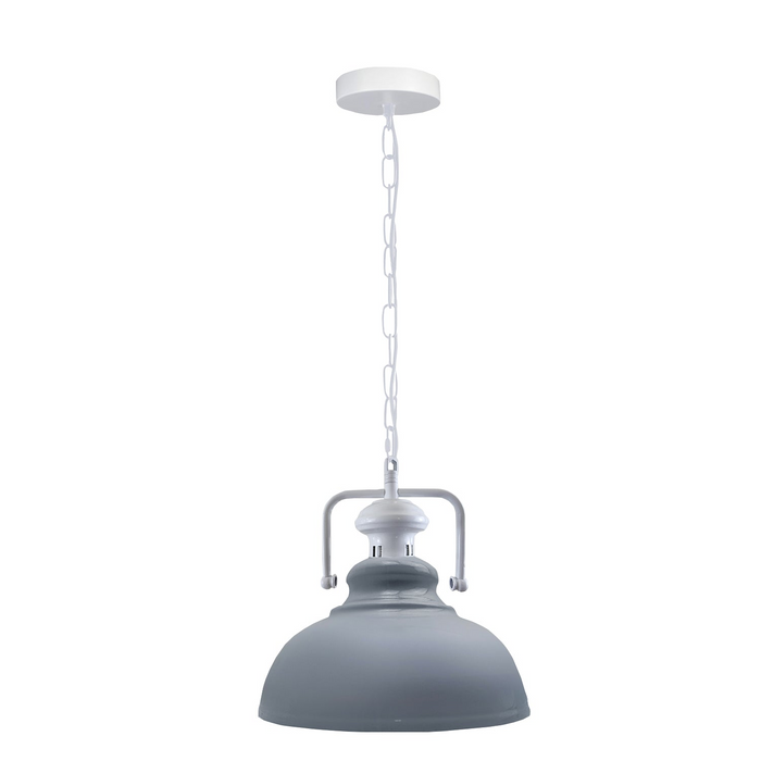 Industrial vintage Metal Retro Barn slotted various colours Indoor Pendant Ceiling Light Fixture