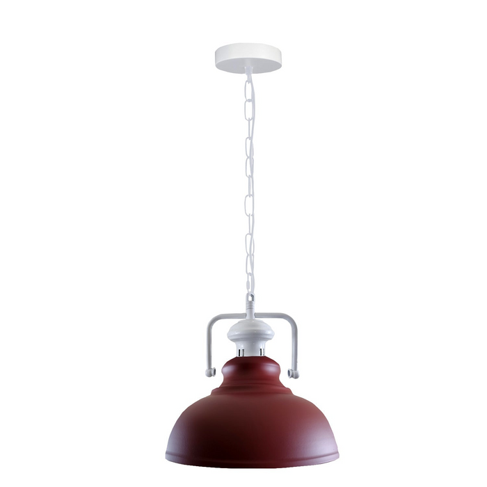 Industriële vintage metalen retro schuur met sleuven in verschillende kleuren hangende plafondlamp voor binnen