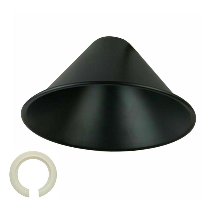 18mm x 10mm Large Easy Fit Pendant Light Shade Metal Lampshade Wall Lamp