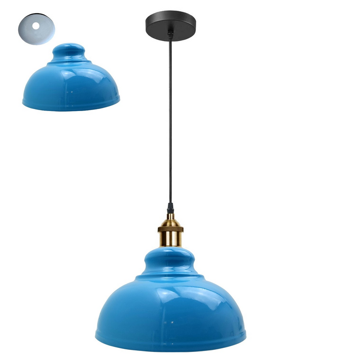 Retro hanglamp schaduw vintage industriële plafondverlichting LED restaurant loft met gratis lamp