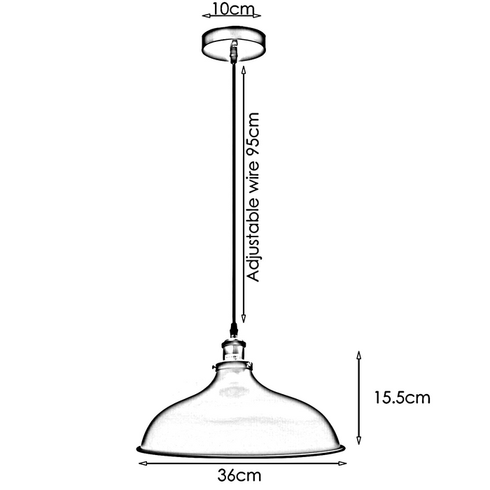 Copper Industrial Vintage edison filament lamps pendant