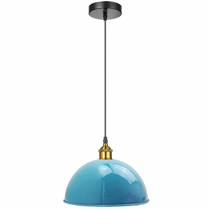 Light Blue Mettal 40cm Ceiling Lamp Pendant Light