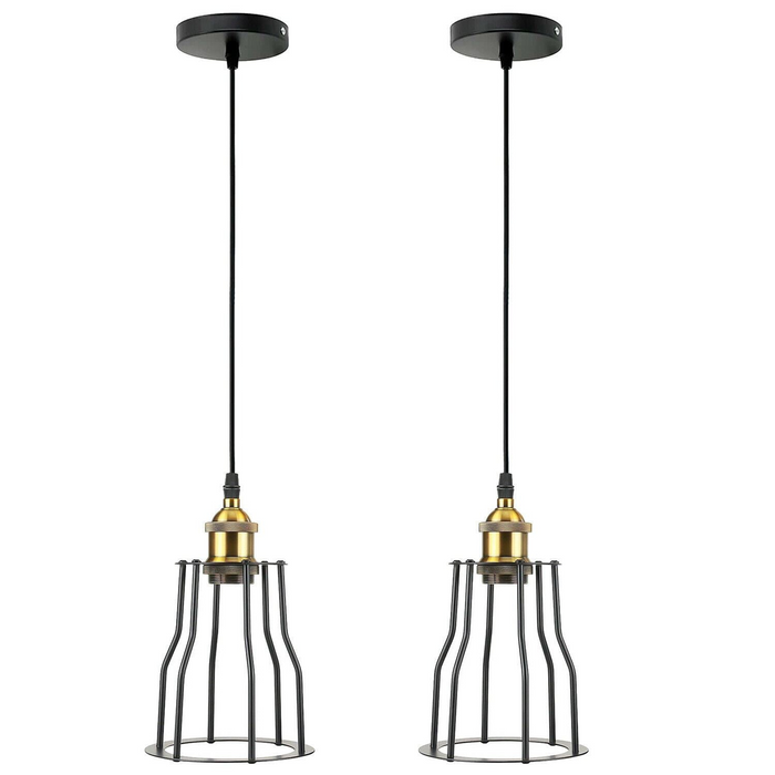 Vintage Industrial Modern Retro Loft Cage Ceiling Lamp Cage Pendant Lights