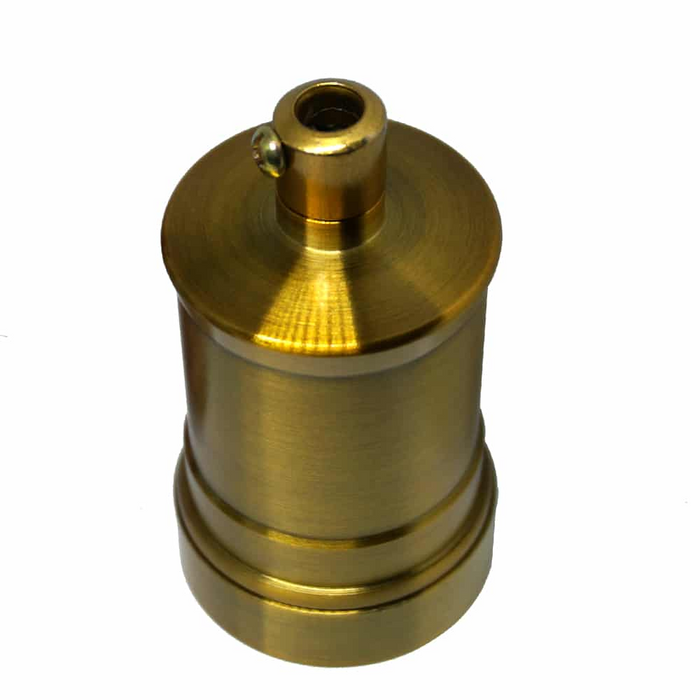 Yellow Brass E27 Vintage Industrial Lamp Light Bulb Holder Antique Retro Edison Light fitting