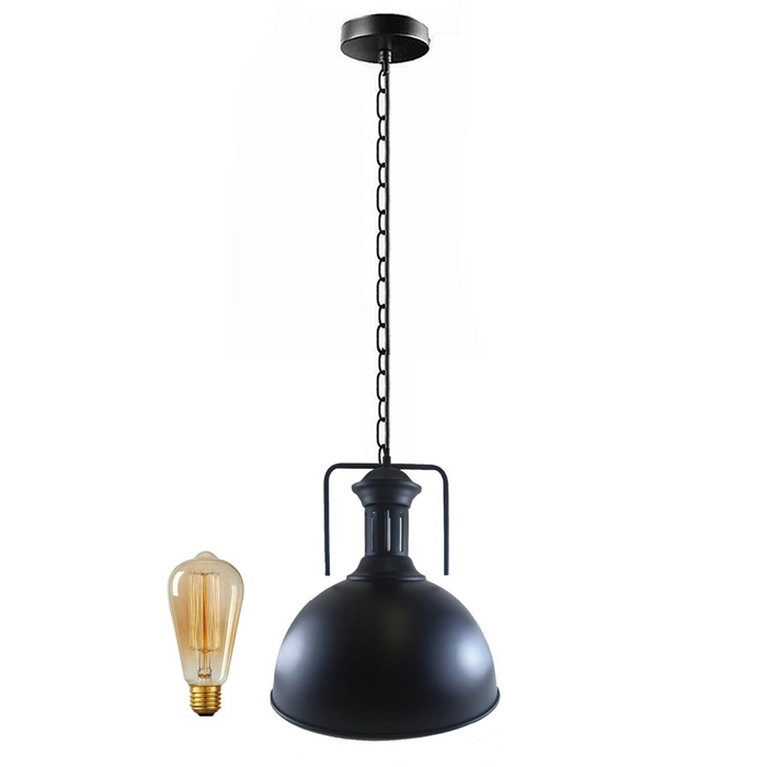 Industrial Style ceiling light pendant set chandelier metal lampshade hanging loft fitting lampshade