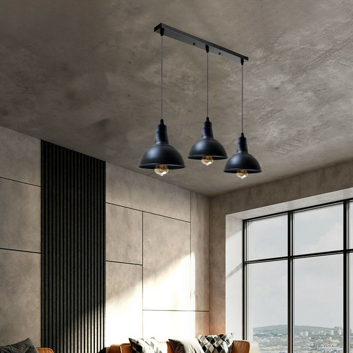 Retro Industrial Chandelier Ceiling Vintage Metal  Light Shade Pendant light