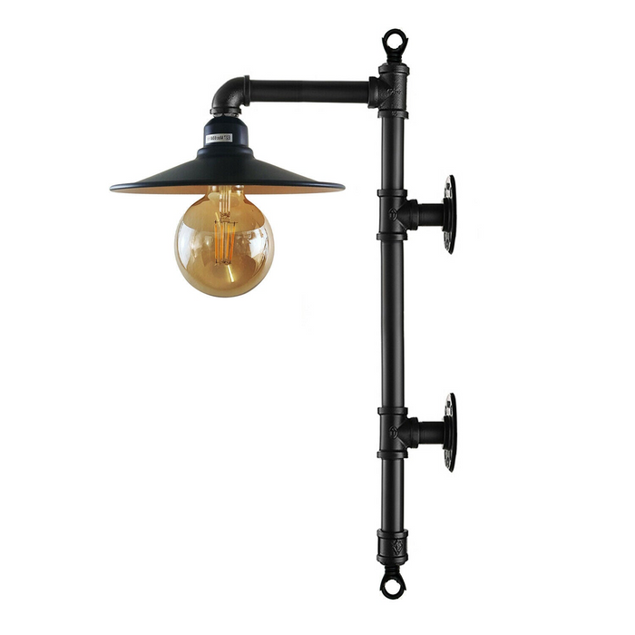 Retro Industrial Farmhouse Rustic Style Light Fitting Pipe Wall Lighting