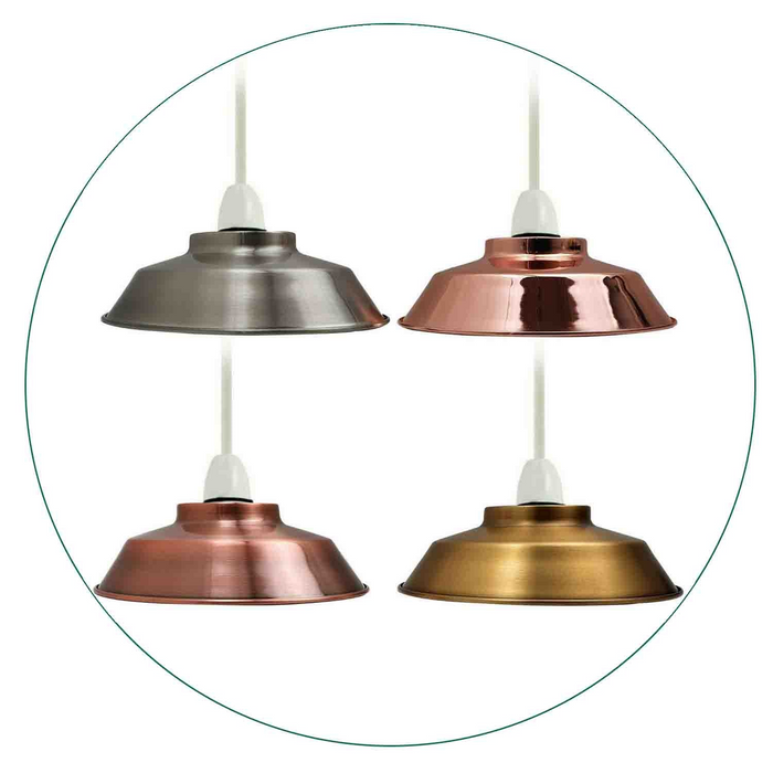 Vintage Retro Pendant Shade Metal Lampshade Kitchen Modern Ceiling Light Shades