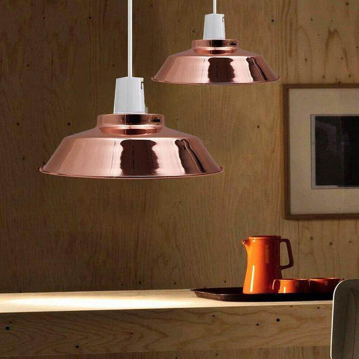 Vintage Retro Pendant Shade Metal Lampshade Kitchen Modern Ceiling Light Shades