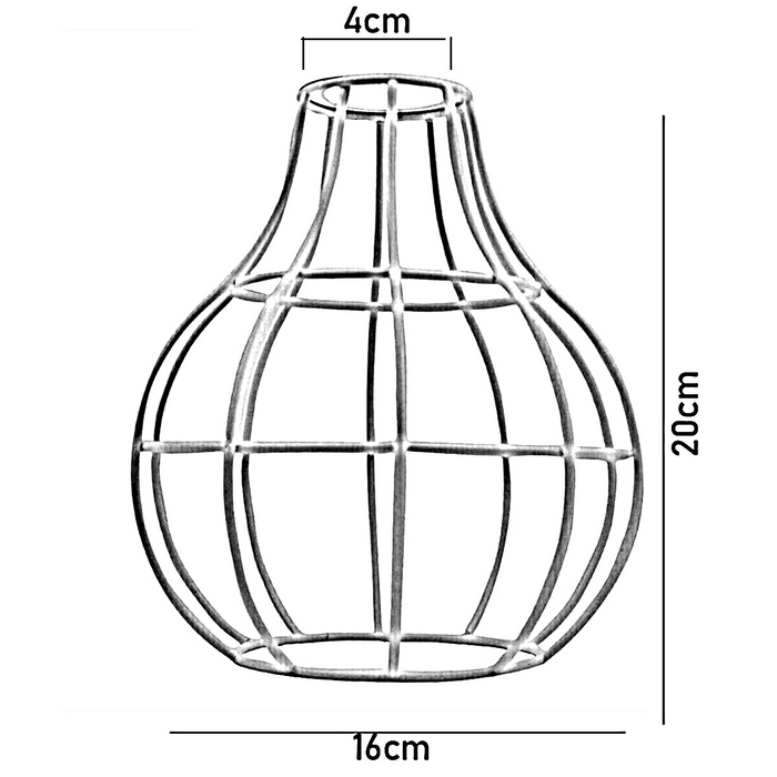 Easy Fit hanglamp schaduw metalen kooi trommel lampenkap hanglamp / plafond