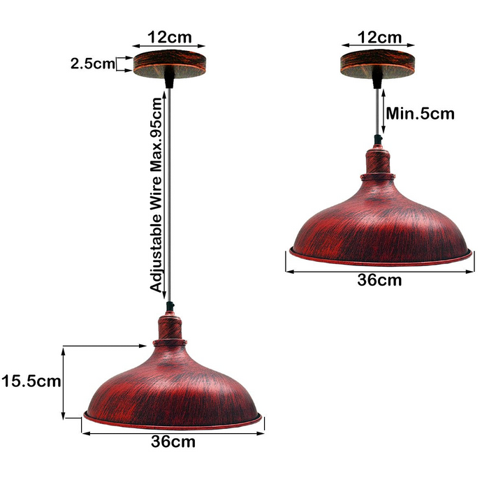 Industrial Retro Ceiling Pendant Light