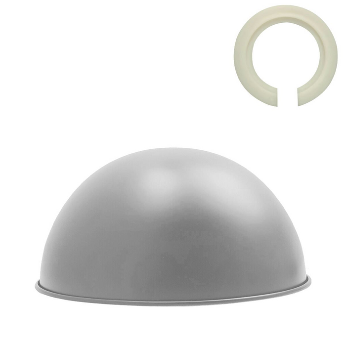 Retro Dome Easy Fit Metaalkleur Shade Lampenkap plafondlamp