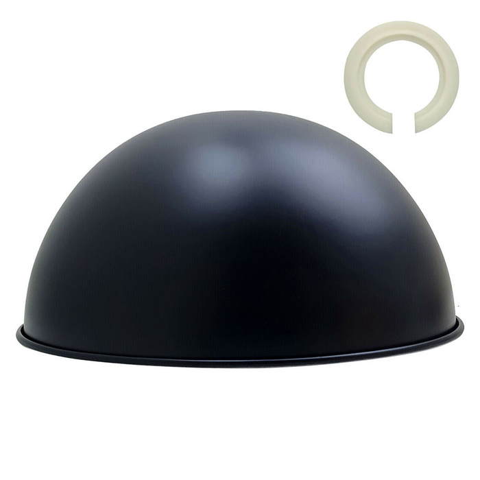 Retro Dome Easy Fit Metaalkleur Shade Lampenkap plafondlamp