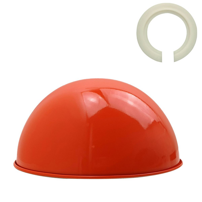 Retro Dome Easy Fit Metaalkleur Shade Lampenkap plafondlamp