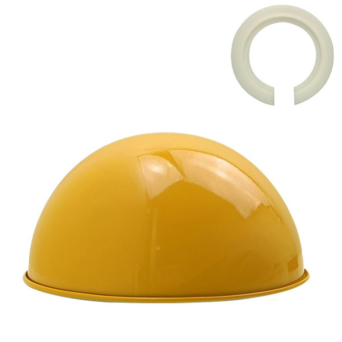 Retro Dome Easy Fit Metaalkleur Shade Lampenkap plafondlamp