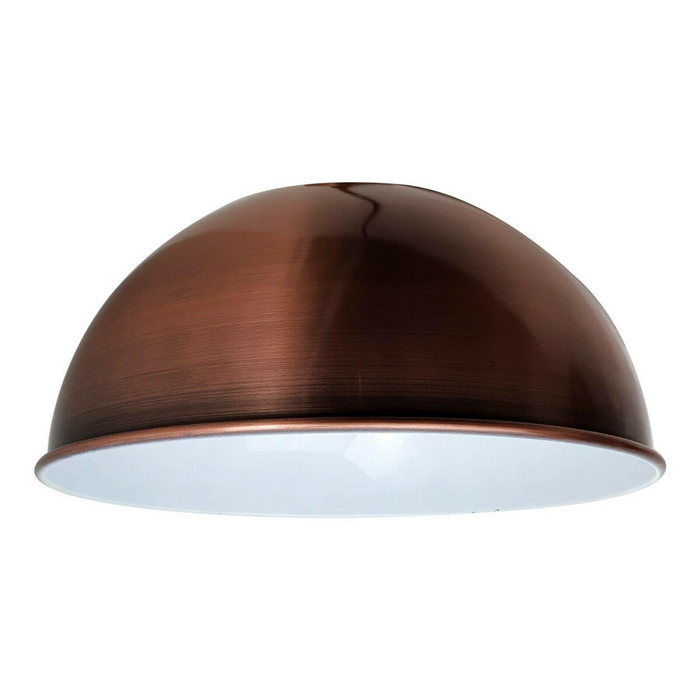 Retro Dome Easy Fit Metaalkleur Shade Lampenkap plafondlamp