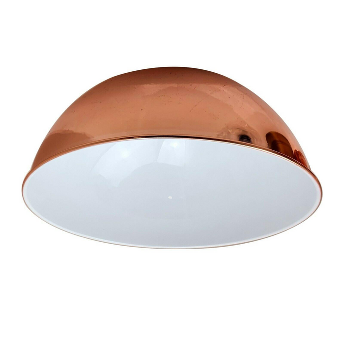 Retro Dome Easy Fit Metaalkleur Shade Lampenkap plafondlamp