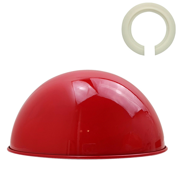 Retro Dome Easy Fit Metaalkleur Shade Lampenkap plafondlamp