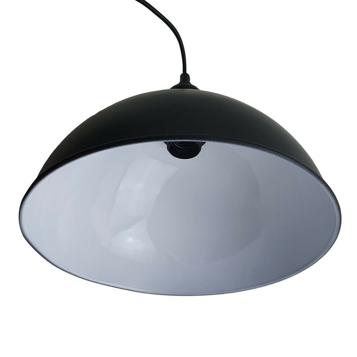 Retro Industrial Black Ceiling Pendant Light Metal Lamp Shade With 95cm Adjustable Cable
