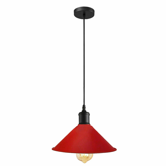 Rode hanglamp Industriële stijl Decoratieve plafondlamp