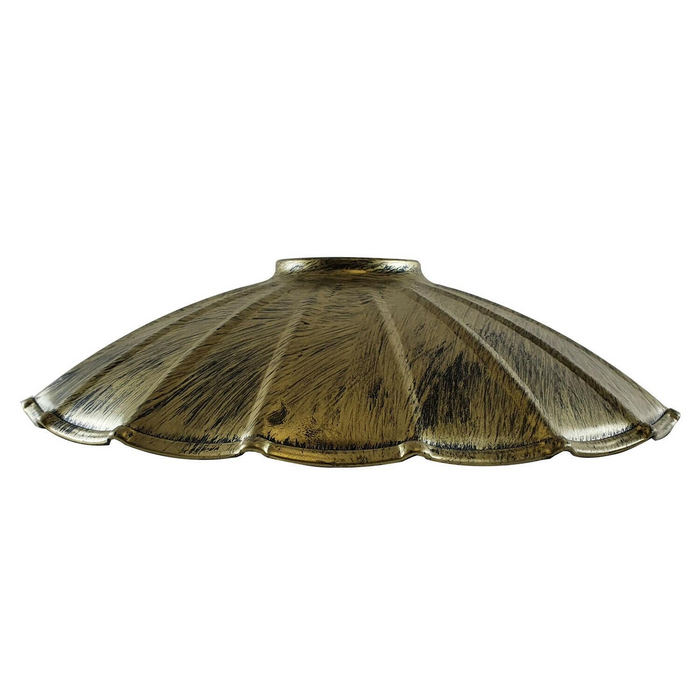 220 mm golvende industriële plafondhanglamp rustieke lampenkap Easy Fit golvende schaduw