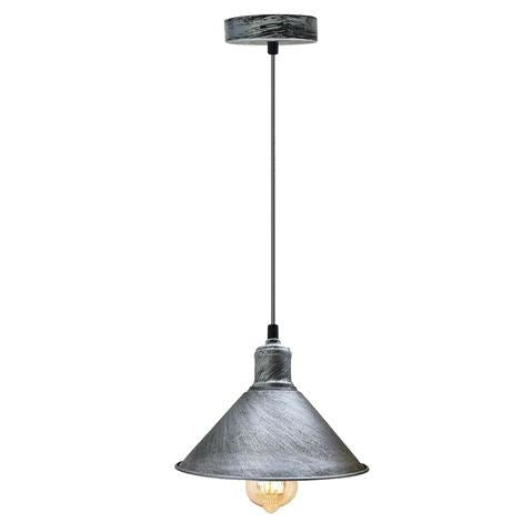 Industrial Retro Vintage Rustic Hanging Ceiling Brushed Lampshade