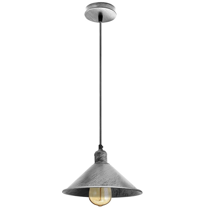 Industrial Retro Vintage Rustic Hanging Ceiling Brushed Lampshade