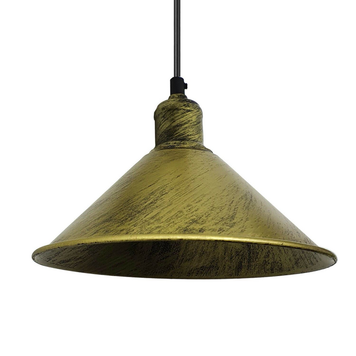 Industrial Retro Vintage Rustic Hanging Ceiling Brushed Lampshade