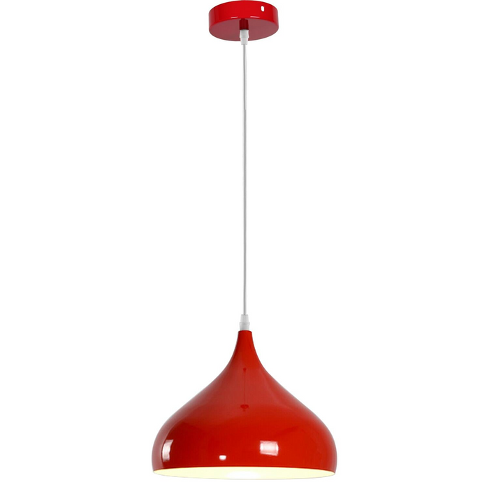 Moderne rode verlichting hanglamp metaal retro slaapkamer keuken moderne lichte stijl huis