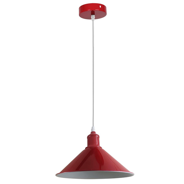 Moderne rode verlichting hanglamp metaal retro slaapkamer keuken moderne lichte stijl huis