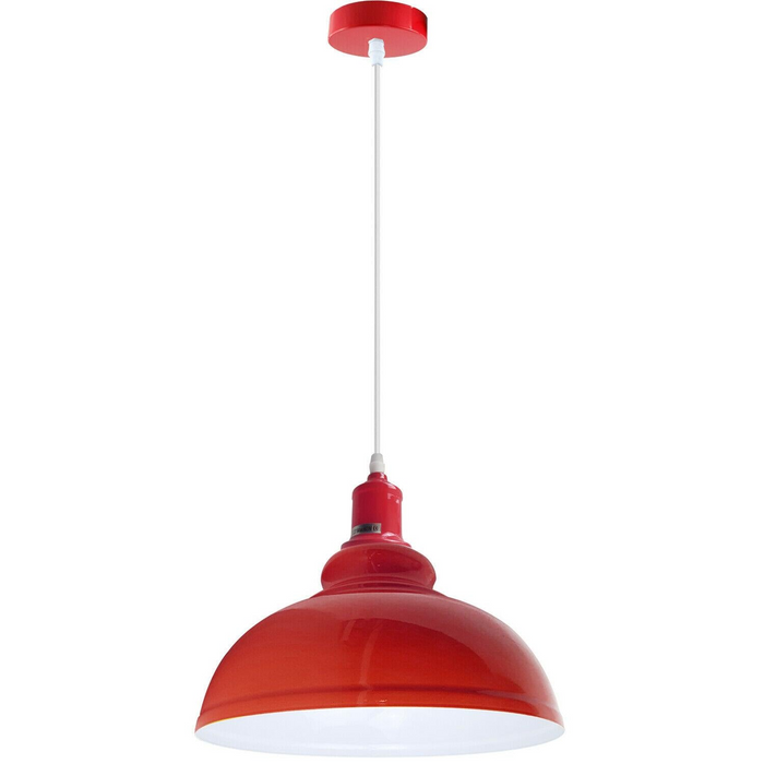 Moderne rode verlichting hanglamp metaal retro slaapkamer keuken moderne lichte stijl huis