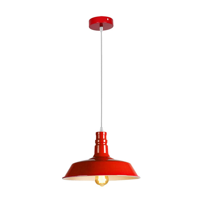 Moderne rode verlichting hanglamp metaal retro slaapkamer keuken moderne lichte stijl huis