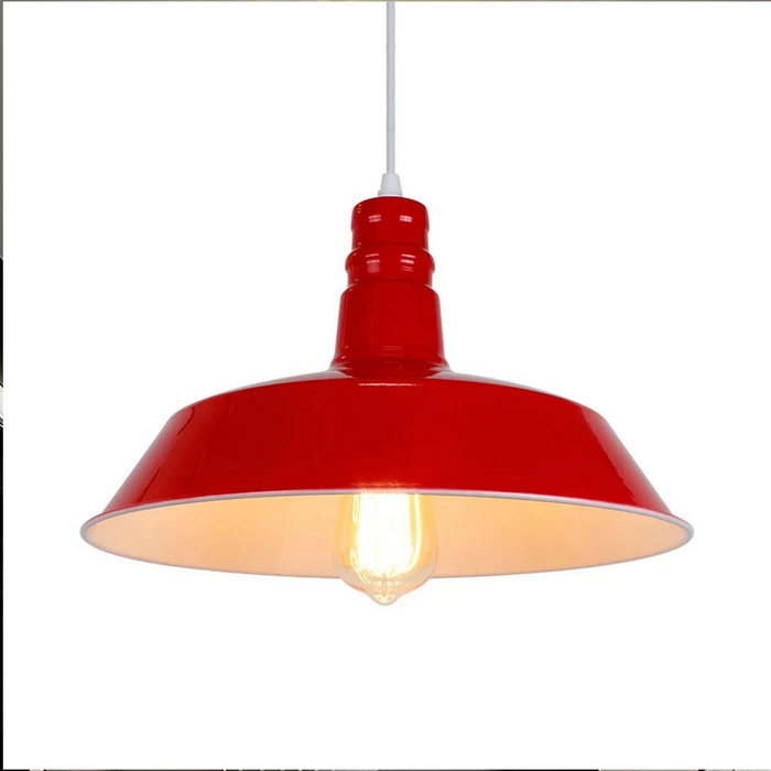 Moderne rode verlichting hanglamp metaal retro slaapkamer keuken moderne lichte stijl huis