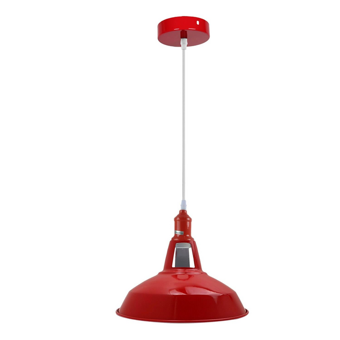 Moderne rode verlichting hanglamp metaal retro slaapkamer keuken moderne lichte stijl huis