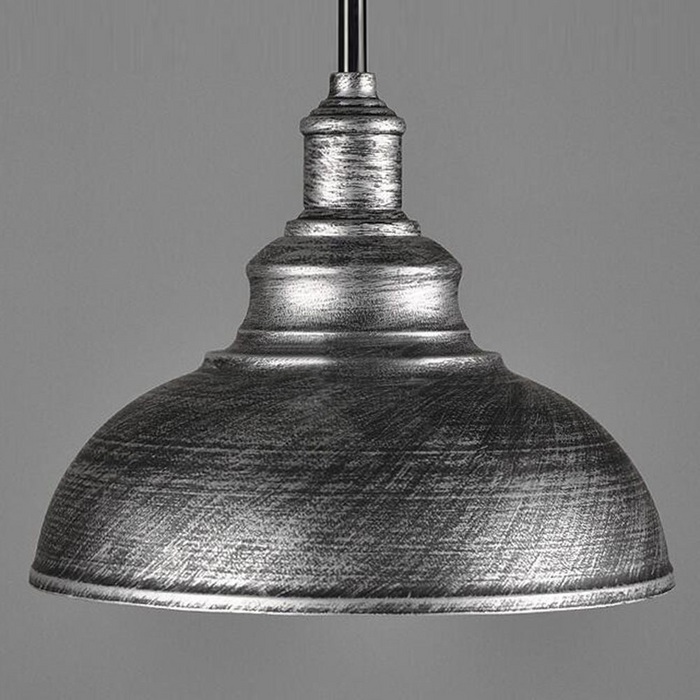 Silver Ceiling Pendant Retro Lamp Industrial Loft Chandelier