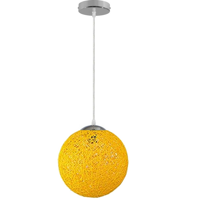 Moderne rieten rotan lampenkap plafond hanglamp hangende decoratielamp