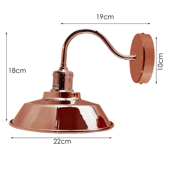 Rose Gold Wall Mounted Light Wall Sconces Lamp Fixture Light