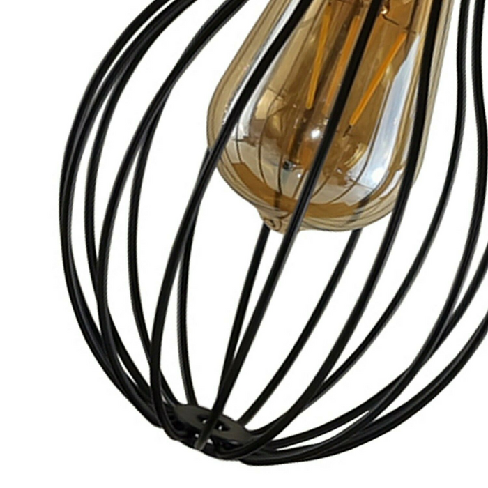 Industriële Vintage Retro Pipe Sconces Wandlamp koepel zwart Cage Modern E27 UK