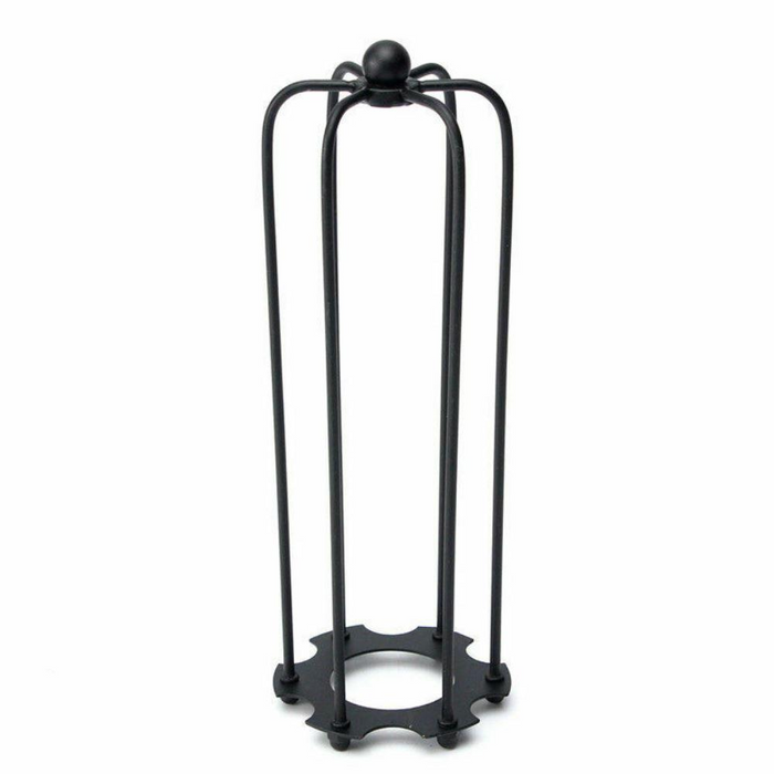 Black Long Wire Cage Shade Metal