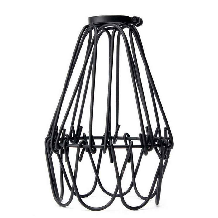 Water Lily Iron Wire Cage Lamp Industrial Lighting Decoration Shade