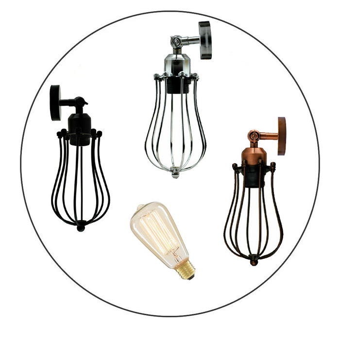 Vintage Industrial Sconce Lamps Modern Retro Wall Mounted Lights Lamp Fixture