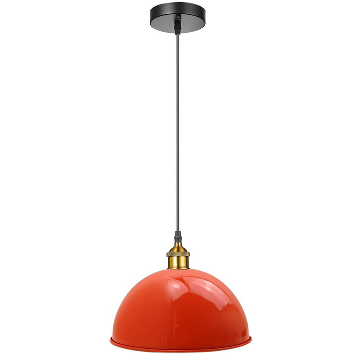 Retro oranje plafondlamp | Wandlampenkap hanglamp