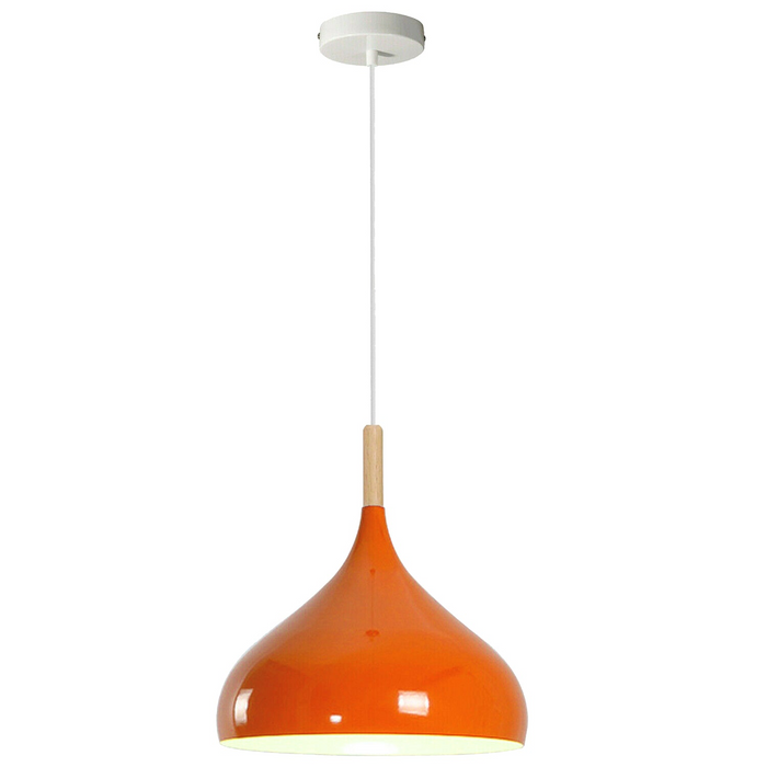 Retro oranje plafondlamp | Wandlampenkap hanglamp