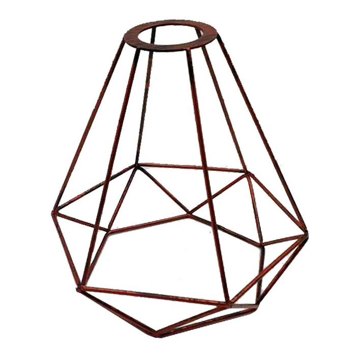 Metal Easy fit Rustic Red wire cage