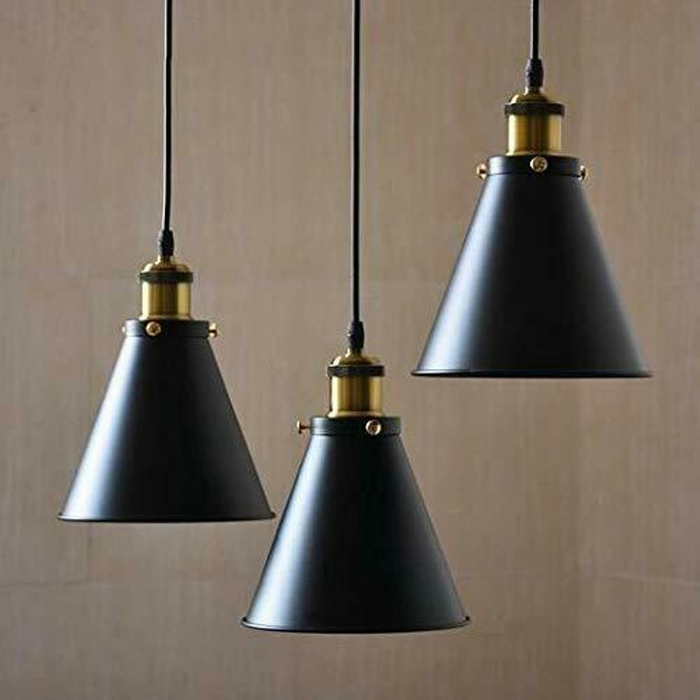 Industriële retro lampenkap Loft Light Cluster plafond hanglamp