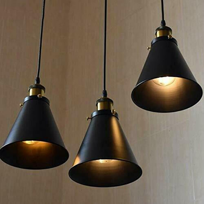 Industrial Retro Lamp Shade Loft Light Cluster Ceiling Pendant Light