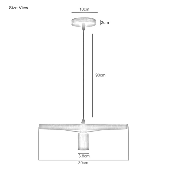 Modern Industrial Retro Pendant Lamp Ceiling Light Wheel Light for Bedroom cafe