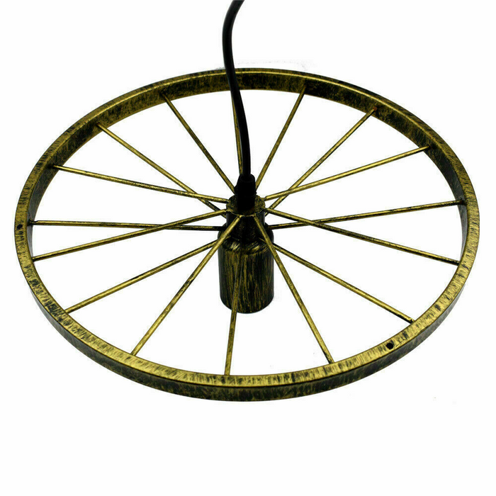 Modern Industrial Retro Pendant Lamp Ceiling Light Wheel Light for Bedroom cafe