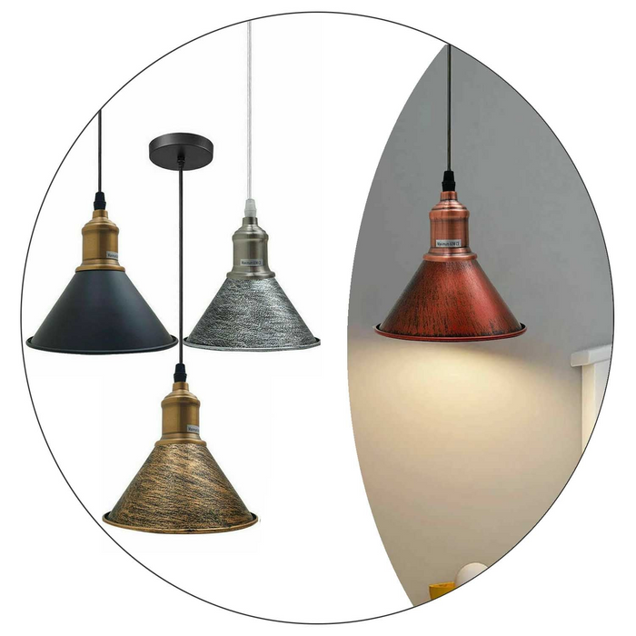 Moderne vintage plafondhanglamp kegelvorm hanglamp voor hotels, elke kamer, eetkamer