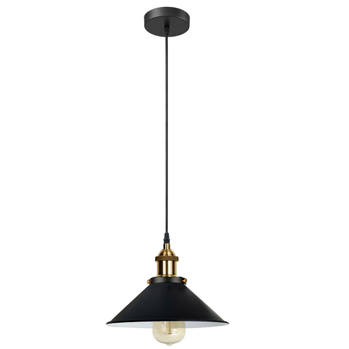 Vintage E27 Ceiling Pendant Light Lampshade Industrial Pendant Lamp Bulb Holder